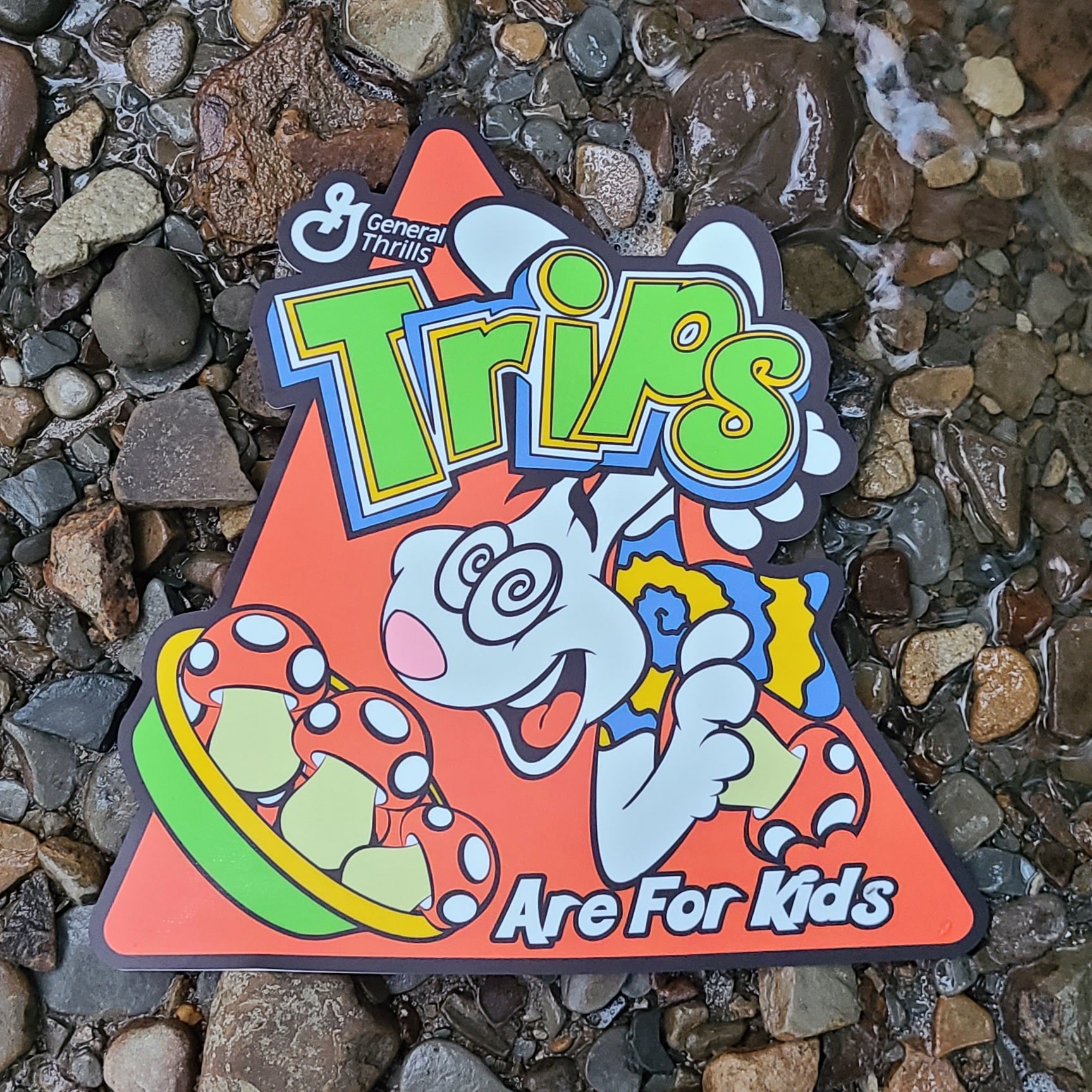 10 Pack - Trips Are For Kids Silly Rabbit 90s Cartoon Dab Mats